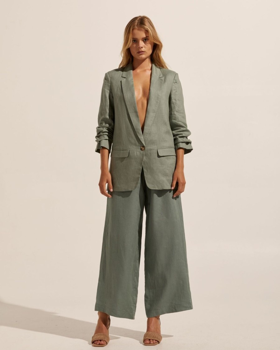 Zoe Kratzmann Merit Pant-Sage Bottoms