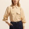 Zoe Kratzmann Underpin Top-Ochre Stripe Tops