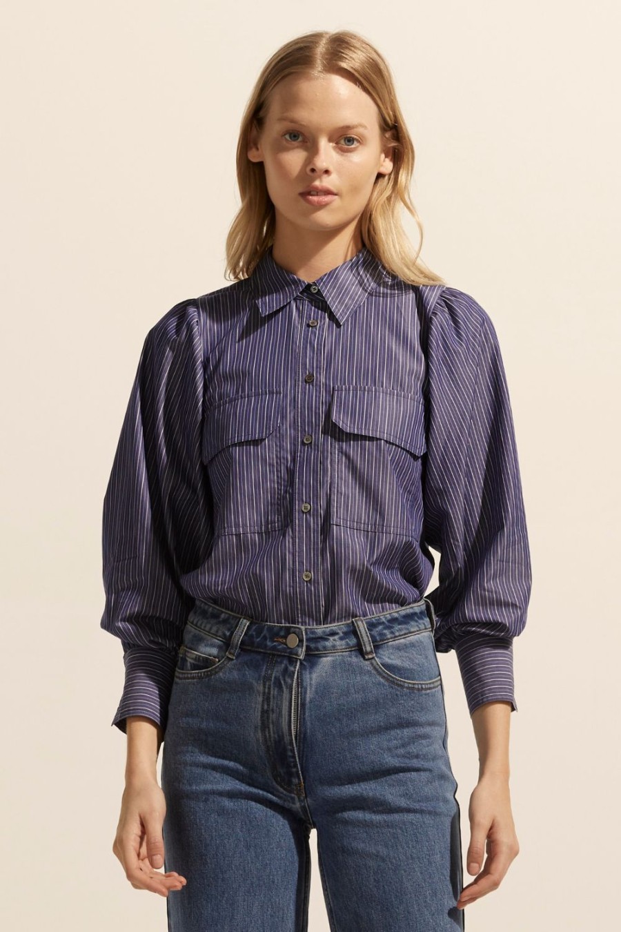 Zoe Kratzmann Underpin Top-Yale Stripe Tops