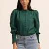 Zoe Kratzmann Pier Top-Green Tops