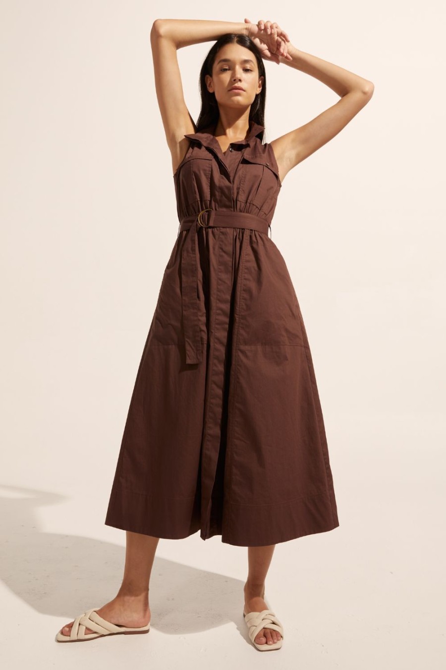 Zoe Kratzmann Snippet Dress-Carob Dresses