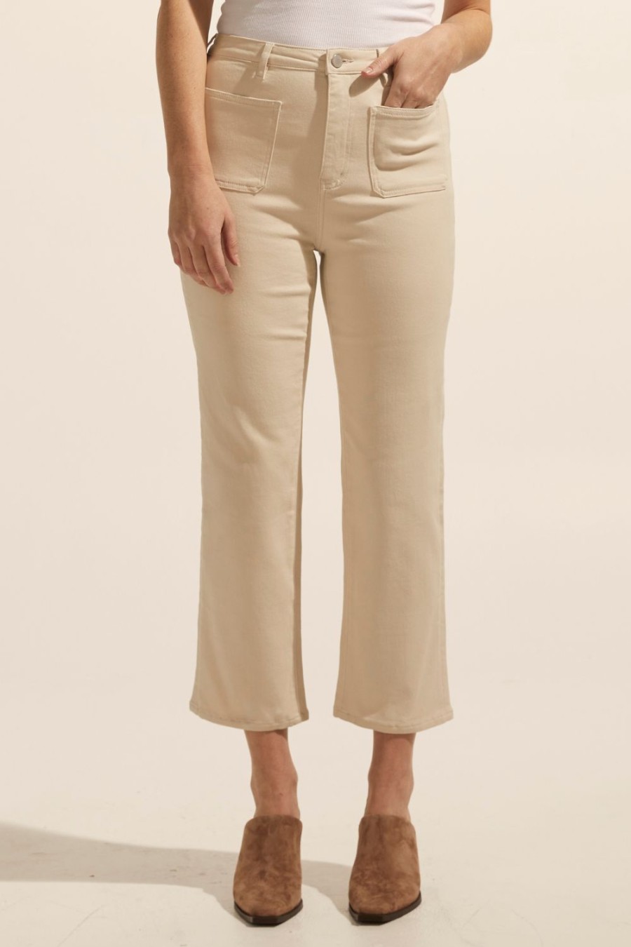 Zoe Kratzmann College Jean-Stone Bottoms