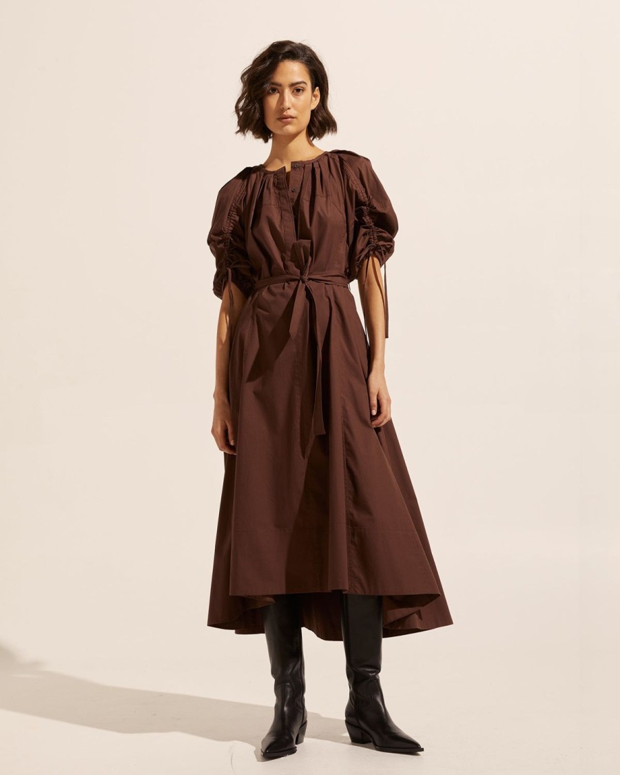 Zoe Kratzmann Focul Dress-Chocolate Dresses