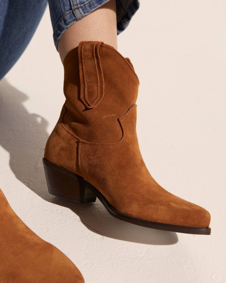 Zoe Kratzmann Fiesta Boot-Tan Suede Boots