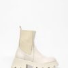 Zoe Kratzmann Inset Boot-Beige Leather Boots