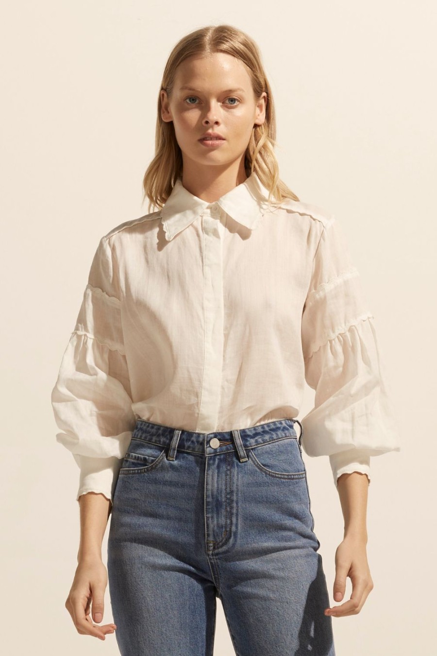 Zoe Kratzmann Dash Top-Cream Tops