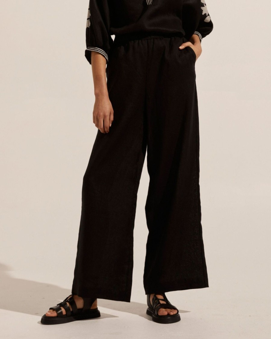 Zoe Kratzmann Merit Pant-Black Bottoms