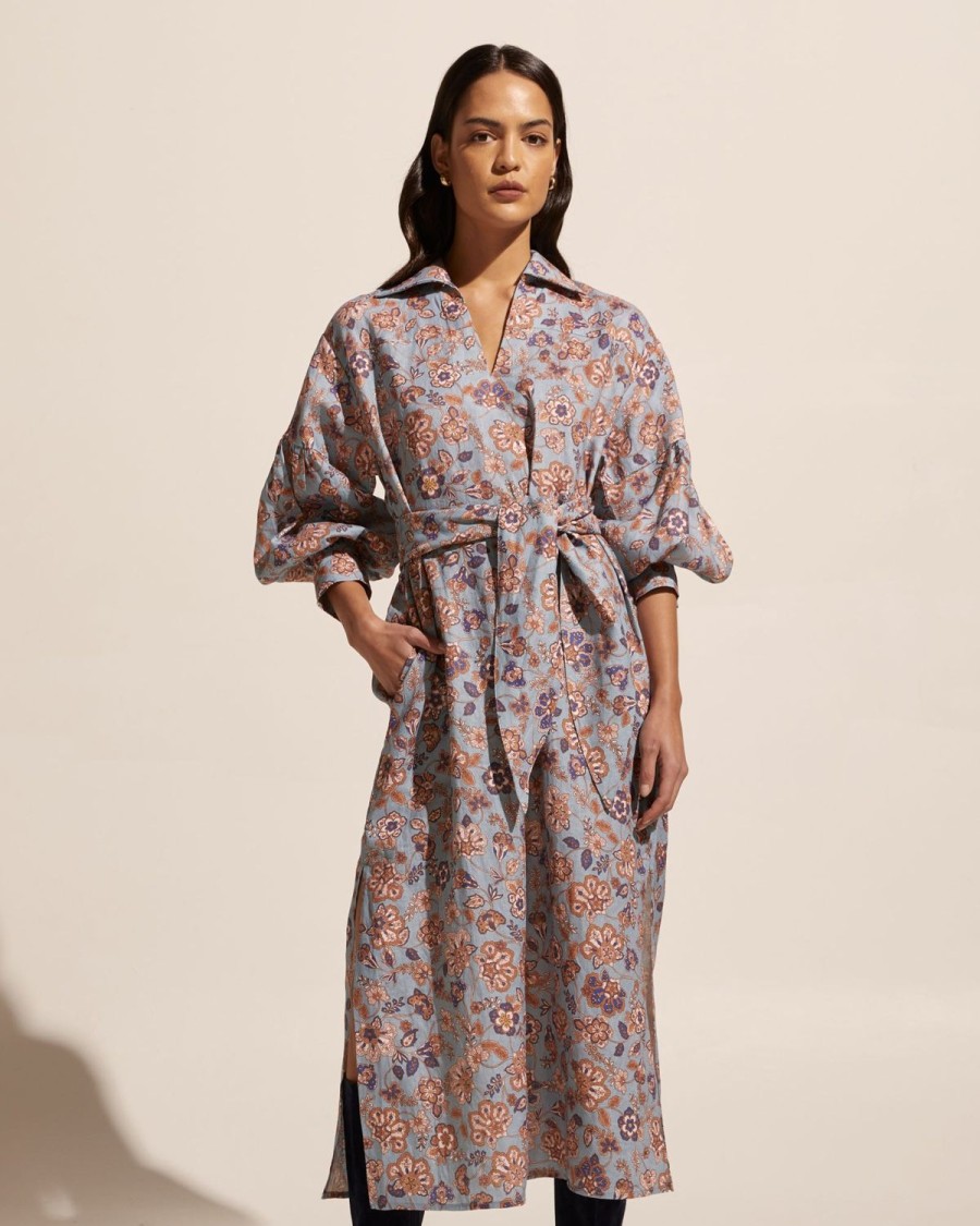 Zoe Kratzmann Beeline Dress-Sardine Paisley Dresses