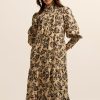 Zoe Kratzmann Recruit Dress-Ochre Floral Dresses