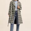 Zoe Kratzmann Pillar Coat-Green Check Coats