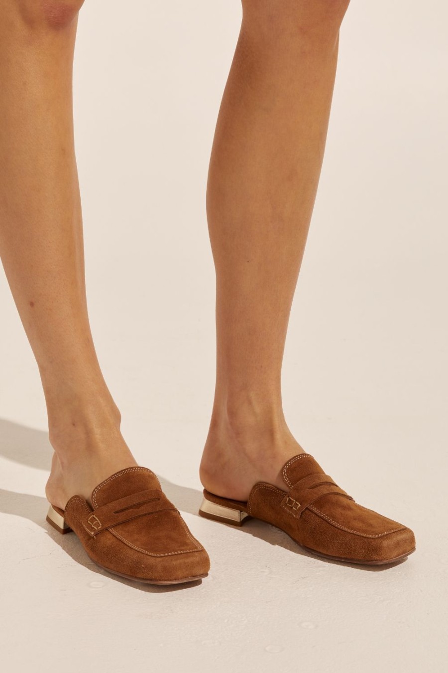 Zoe Kratzmann Unlock Loafer-Whiskey Suede Loafers