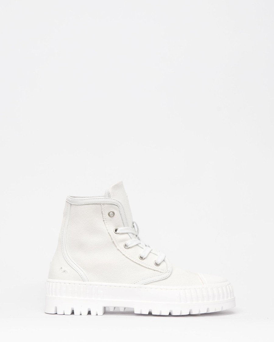 Zoe Kratzmann Exempt Sneaker-White Canvas Sneakers