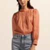 Zoe Kratzmann Faze Top-Apricot Tops