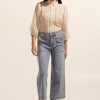 Zoe Kratzmann Rogue Jean-Washed Denim Bottoms