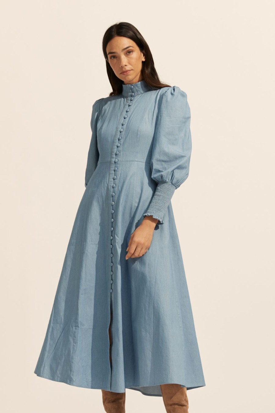 Zoe Kratzmann Crave Dress-Chambray Dresses