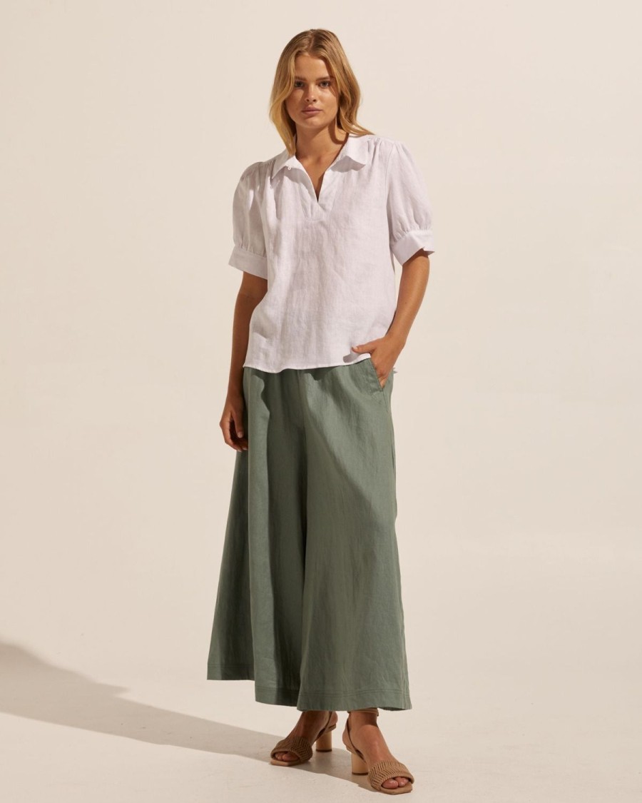 Zoe Kratzmann Stance Pant-Sage Bottoms