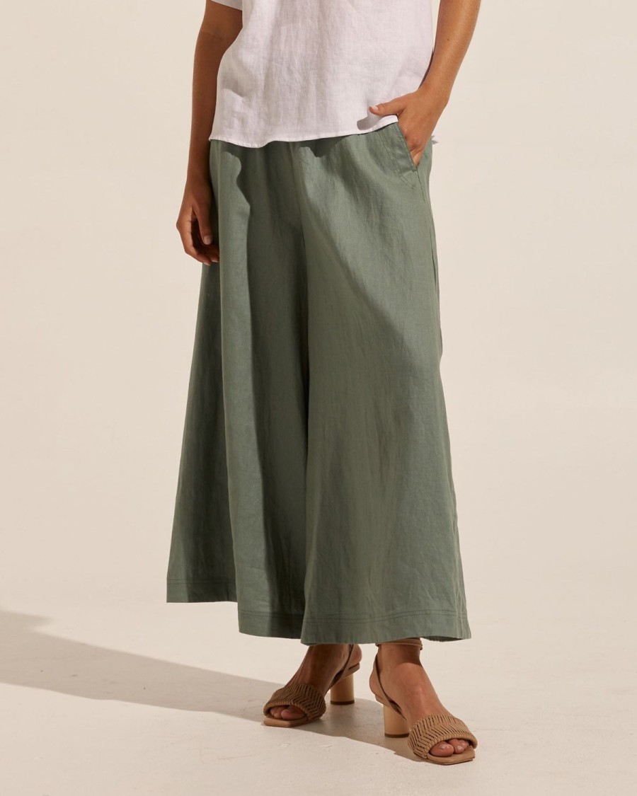 Zoe Kratzmann Stance Pant-Sage Bottoms