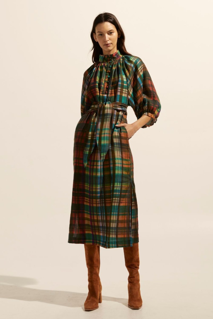 Zoe Kratzmann Capture Dress-Kaleidoscope Check Dresses