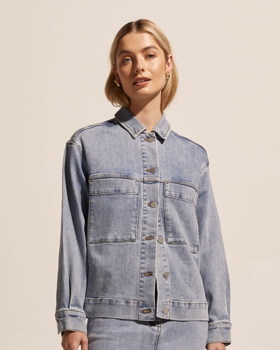 Zoe Kratzmann Edit Jacket-Washed Denim Jackets