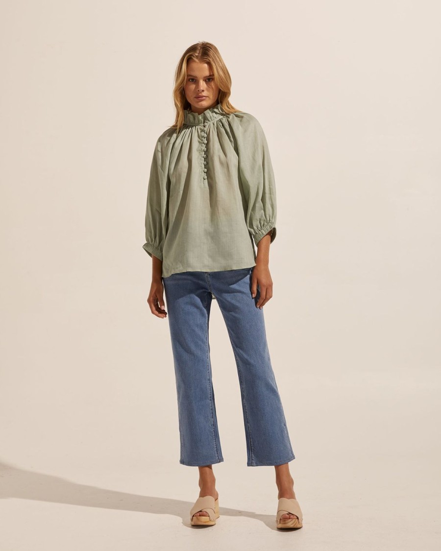 Zoe Kratzmann Siesta Top-Laurel Tops