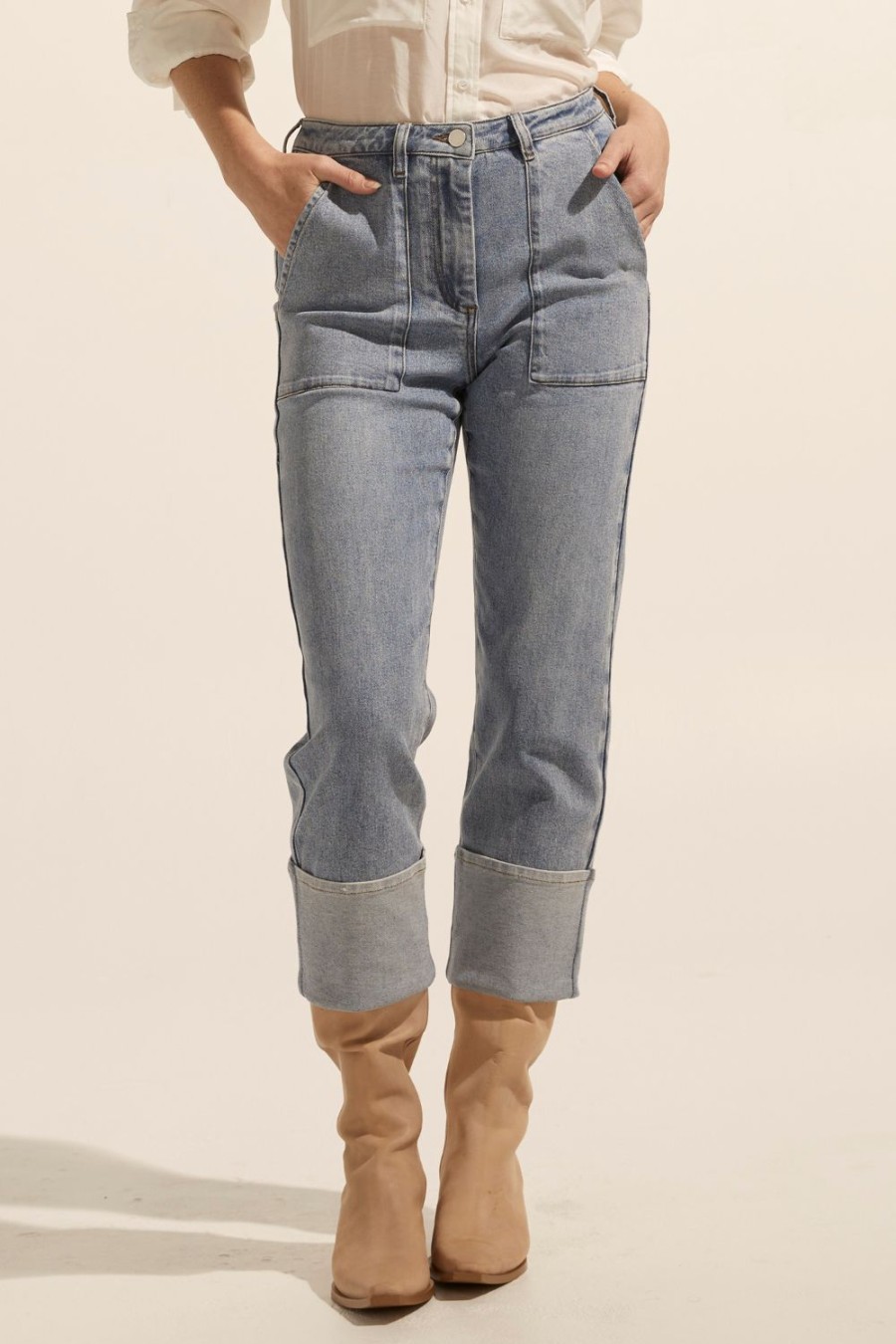 Zoe Kratzmann Citizen Jean-Washed Denim Bottoms