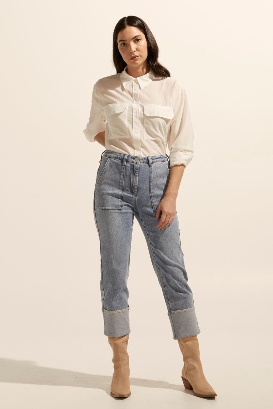 Zoe Kratzmann Citizen Jean-Washed Denim Bottoms