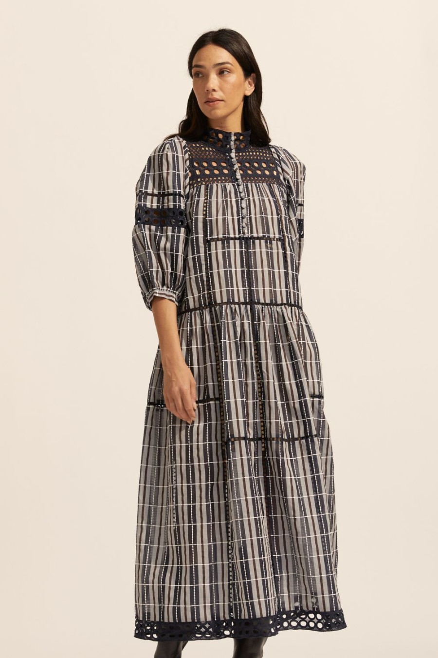 Zoe Kratzmann Tactic Dress-Indigo Check Dresses