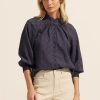 Zoe Kratzmann Carousel Top-Indigo Tops