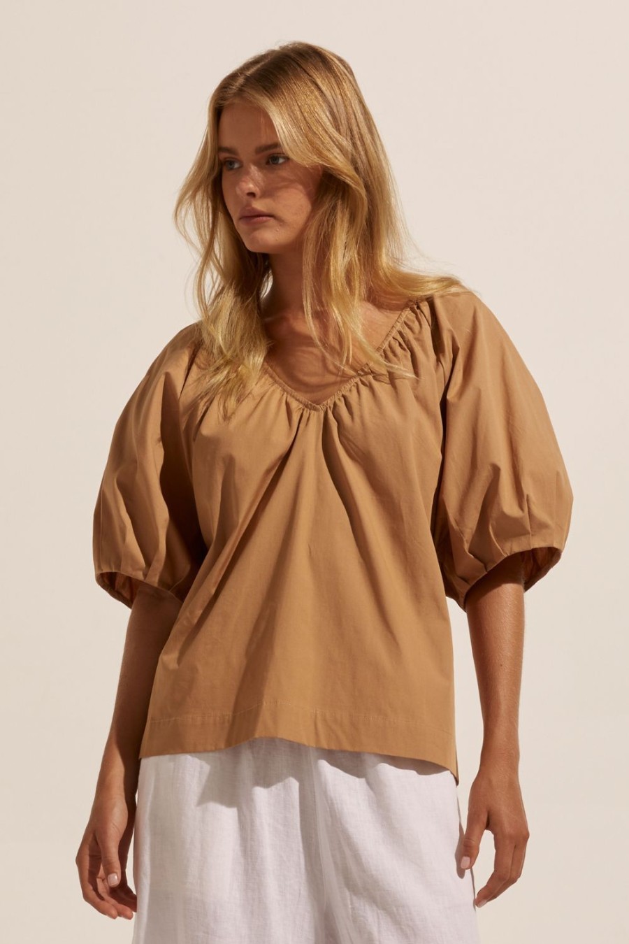 Zoe Kratzmann Element Top-Hazel Tops