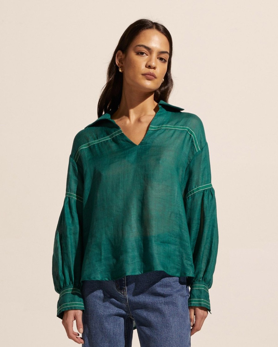 Zoe Kratzmann Bounty Top-Juniper Tops